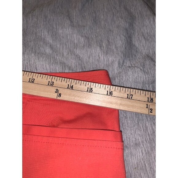 Halogen Coral Color Preppy Business Casual Pencil Skirt Size 10 - Picture 6 of 8